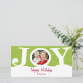 楽しいホリデーの写真カード シーズンカード (スタンド正面)