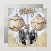 楽しいホリデーカード シーズンカード (正面/裏面)