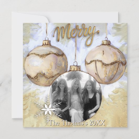 楽しいホリデーカード シーズンカード (正面)