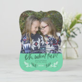 楽しいホリデーカード 大きな写真付き シーズンカード (スタンド正面)