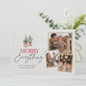 楽しいホリデーシーズンのクリスマスカード シーズンカード (スタンド正面)