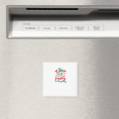 楽しいホリデーシーズンのトレンド マグネット (インサイチュ (食洗機))