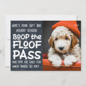 楽しいホリデーシーズン！現代風で面白いペットのカスタム写真 シーズンカード (正面)