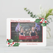 楽しいホリデー写真カード シーズンカード (スタンド正面)