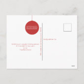 楽しいホリデー写真ポストカード シーズンポストカード (裏面)