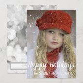 楽しいホリデー シーズンカード (正面/裏面)