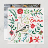 楽しいホリデー - ビリーブ シーズンカード (正面/裏面)