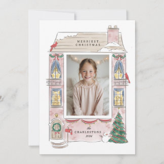 楽しいホリデー　ホームフレーム　グリーティングカード シーズンカード