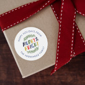 楽しいホリデー ラウンドシール