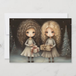 楽しいホリデー：心からのクリスマスのメッセージ シーズンカード