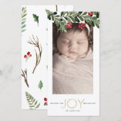 楽しいホリーデコレーション シーズンカード (正面/裏面)