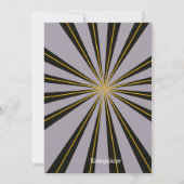 楽しいボウリングの誕生日パーティー招待状 招待状 (裏面)