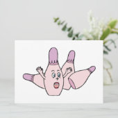 楽しいボウリングパーティーお誘い 招待状 (スタンド正面)