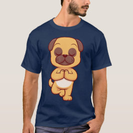 楽しいボクサードッグのヨガポーズ ペットユーモア ヨガ愛好者へのギフト Tシャツ
