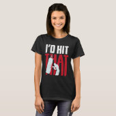 楽しいボクシング キックボクシング ギフト I'd Hit That Tシャツ (正面フル)