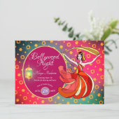 楽しいボリーウッドダンスミュージックパーティー どんなイベントでも 招待状 (スタンド正面)