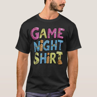 楽しいボードゲームの夜 Tシャツ