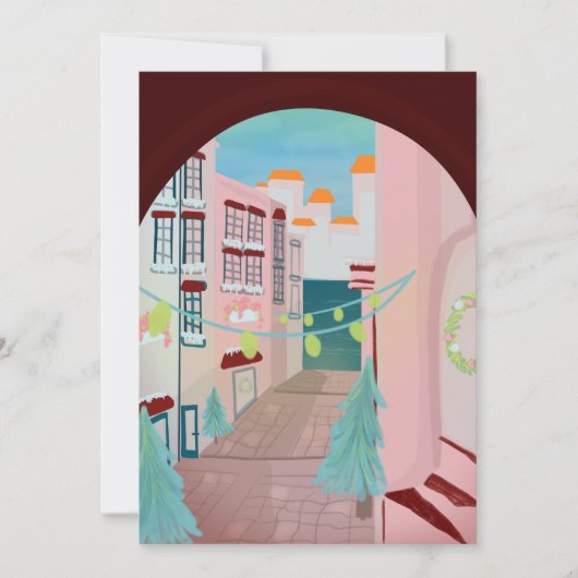 楽しいポルトガルのクリスマス フェリズ・ナタール シーズンカード (正面)