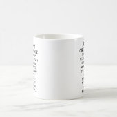 楽しいマグカップの面白いデザイン コーヒーマグカップ (中央)