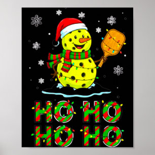 楽しいマッチングファミリーサンタホホホピックルボールクリスマス ポスター