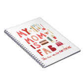 楽しいママのタイポグラフィー ノートブック (右側)