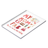 楽しいママのタイポグラフィ ノートブック (左側)