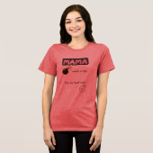 楽しいママの日常 ウルドゥー語 トライブレンドTシャツ (正面全面)