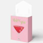 楽しいマーティーニ メリー マーティーニ ホリデー カクテル パーティー フェイバーボックス (見開き)