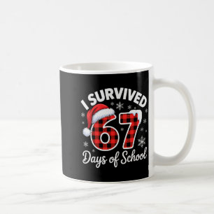楽しいミーム 67 クリスマス 67日間を生き抜いた コーヒーマグカップ