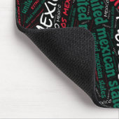 楽しいメキシコ国旗の色の愛国心 マウスパッド (コーナー)