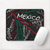 楽しいメキシコ国旗の色の愛国心 マウスパッド (マウス)