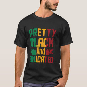 楽しいメラニン ブラックヒストリー月間、おしゃれな黒人女性 Tシャツ