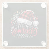 楽しいメリークリスマス ガラスコースター (裏面)