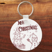楽しいメリークリスマス キーホルダー (裏面)