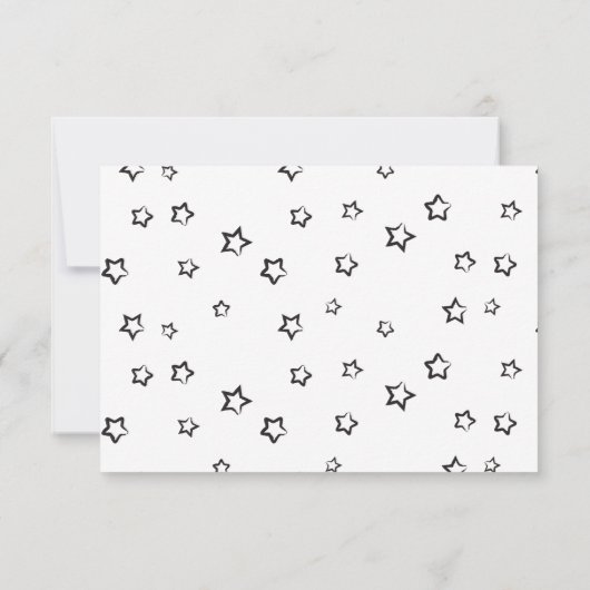 楽しいモダンパンダの子供の誕生日 サンキューカード (裏面)