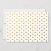 楽しいモダン金ゴールドスクリプトホリデーフォトカード シーズンカード (裏面)