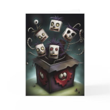 楽しいモンスターが入った箱