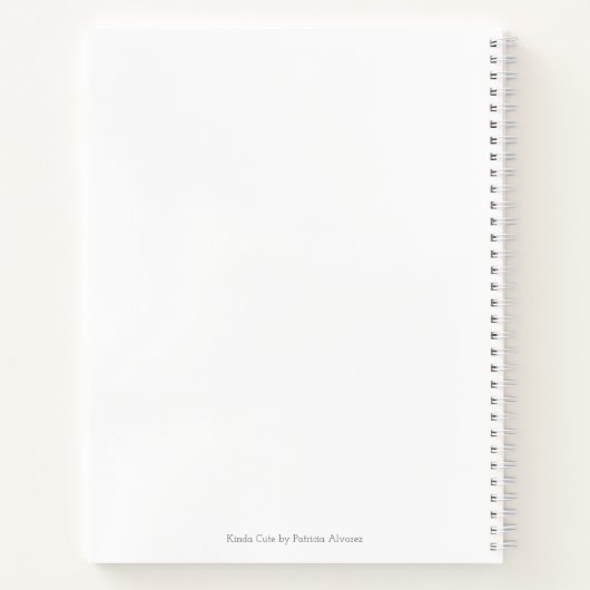 楽しいモンスターアーティストのスケッチブック 子供用 ノートブック (裏面)