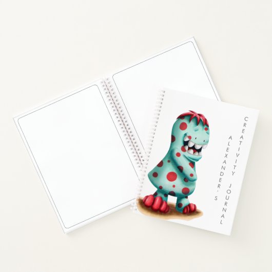 楽しいモンスターアーティストのスケッチブック 子供用 ノートブック (内部)