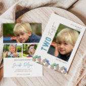 楽しいモンスター トラックの写真招待状 招待状