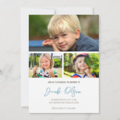 楽しいモンスター トラックの写真招待状 招待状 (裏面)