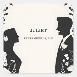 楽しいユニークなユーモアミーム面白い花嫁のシャワー スクエアシール