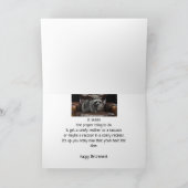 楽しいラクーン ようやく引退おめでとう カード (内部)