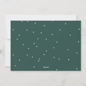 楽しいリスト かわいい 緑のペットの写真 クリスマス (裏面)