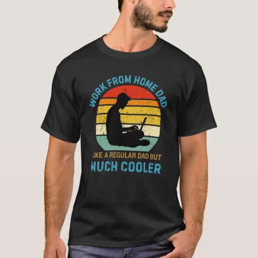 楽しいリモートワーカー コンピューター 在宅ワーク ギフト Tシャツ (正面)