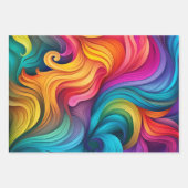 楽しいレインボープライドラッピングシート ラッピングペーパーシート (正面3)