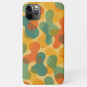 楽しいレトロクラシックな不定形の形状のアートパターン Case-Mate iPhoneケース (裏面)