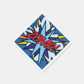 楽しいレトロコミックブック ZOMG スタンダードカクテルナプキン (角)