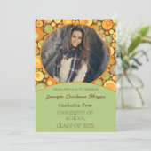 楽しいレトロ写真卒業招待状 招待状 (スタンド正面)