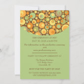 楽しいレトロ写真卒業招待状 招待状 (裏面)